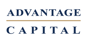 Advantage Capital Logo, Navy, No Background white