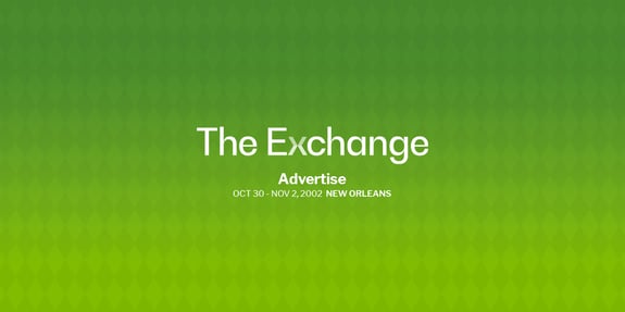 The Exchange Banner Lime Date Advertise